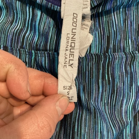 Lorna Jane Core Dioness 7/8 Tight Leggings Size S Blue - Picture 7 of 7